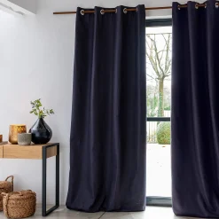 Rideau*alinea Rideau à œillets en polyester 135x300cm - calabrun Gris