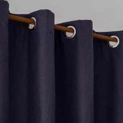 Rideau*alinea Rideau à œillets en polyester 135x300cm - calabrun Gris