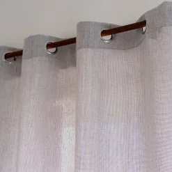 Rideau*alinea Rideau à œillets en polyester 140x250cm - clair Gris