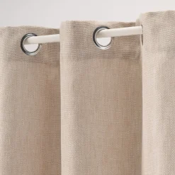 Rideau*alinea Rideau à œillets en polyester 140x250cm - Beige