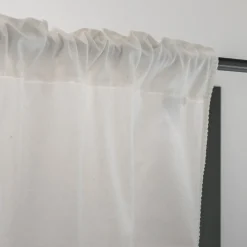 Rideau*alinea Rideau à passants cachés en coton finition point de cheval 140x250cm - écru Blanc