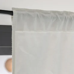 Rideau*alinea Rideau à passants cachés en coton finition point de cheval 140x250cm - écru Blanc