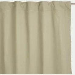 Rideau*alinea Rideau à passants cachés en coton finition point de cheval 140x250cm - olivier Vert