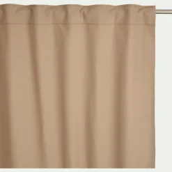 Rideau*alinea Rideau à passants cachés en coton finition point de cheval 140x250cm - corde Beige