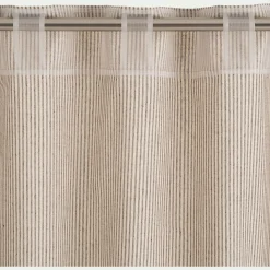Rideau*alinea Rideau à pattes cachées en coton à rayures 130x250cm - Beige