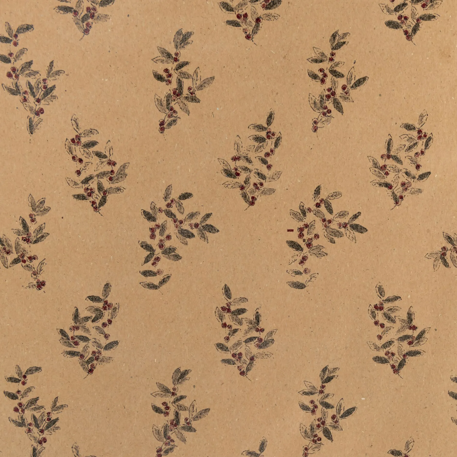 Objet Décoratif De Noël*alinea Rouleau de papier cadeau recyclé 70x200cm à motifs - (modèle aléatoire) Beige