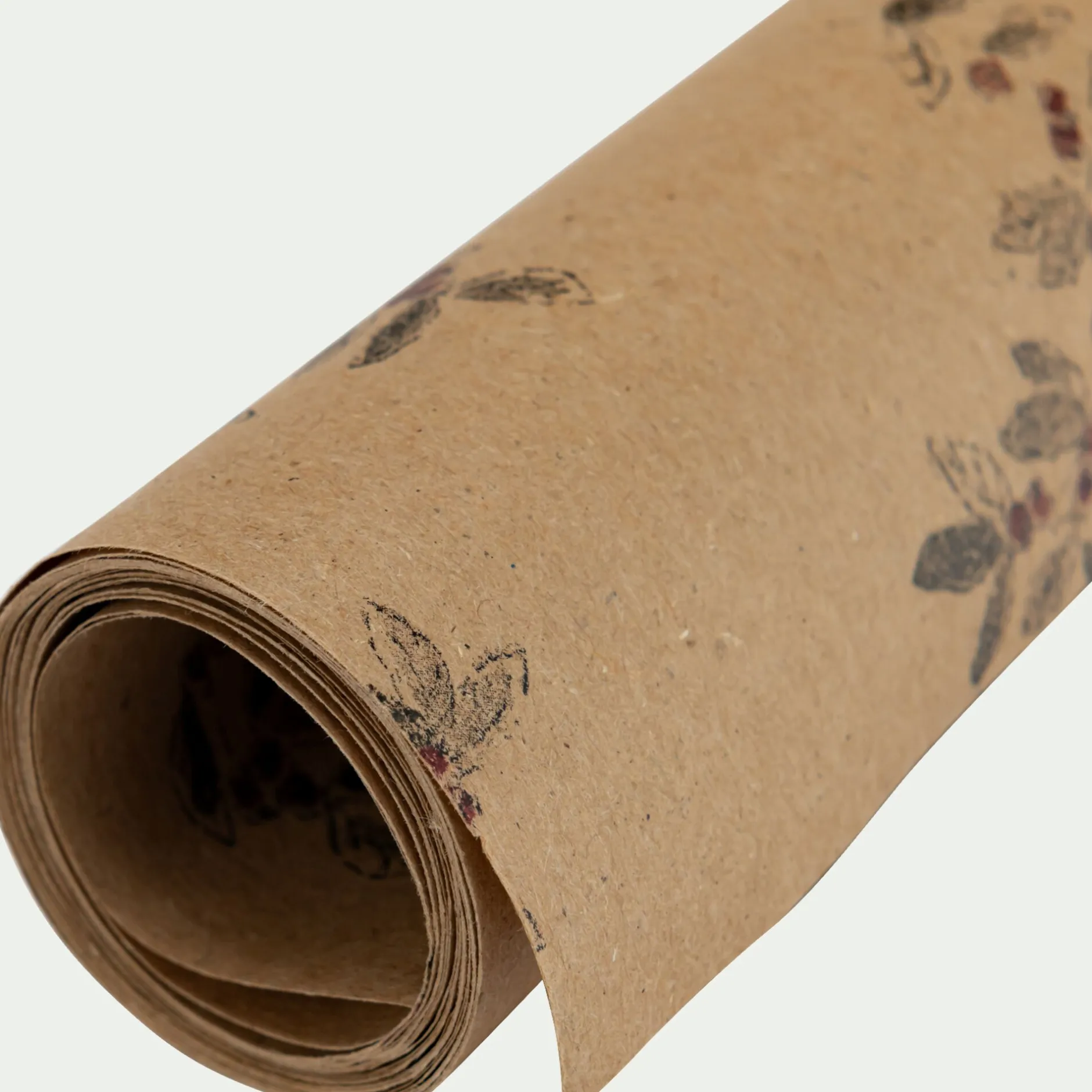 Objet Décoratif De Noël*alinea Rouleau de papier cadeau recyclé 70x200cm à motifs - (modèle aléatoire) Beige