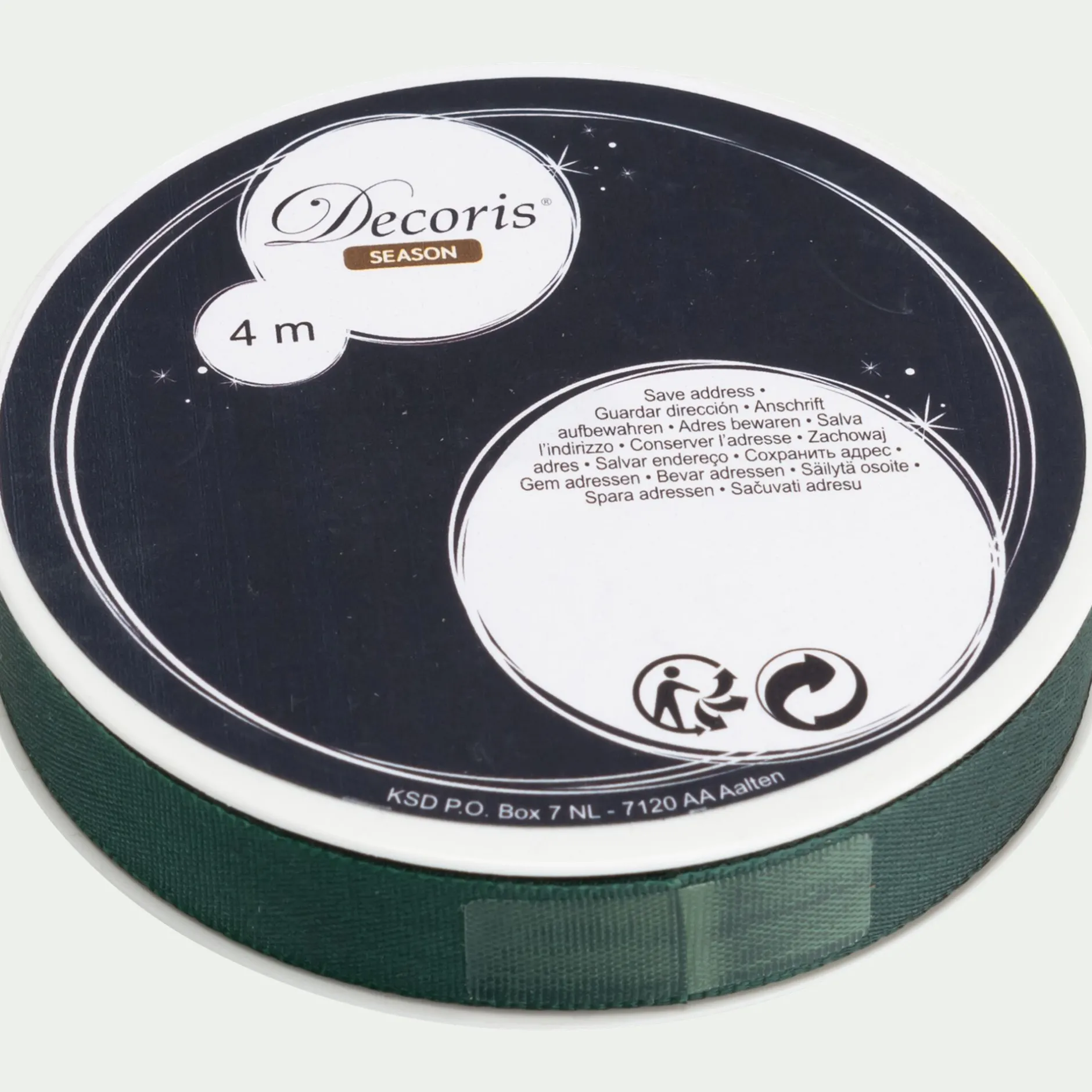 Objet Décoratif De Noël*alinea Ruban déco de noël - (modèle aléatoire) Vert