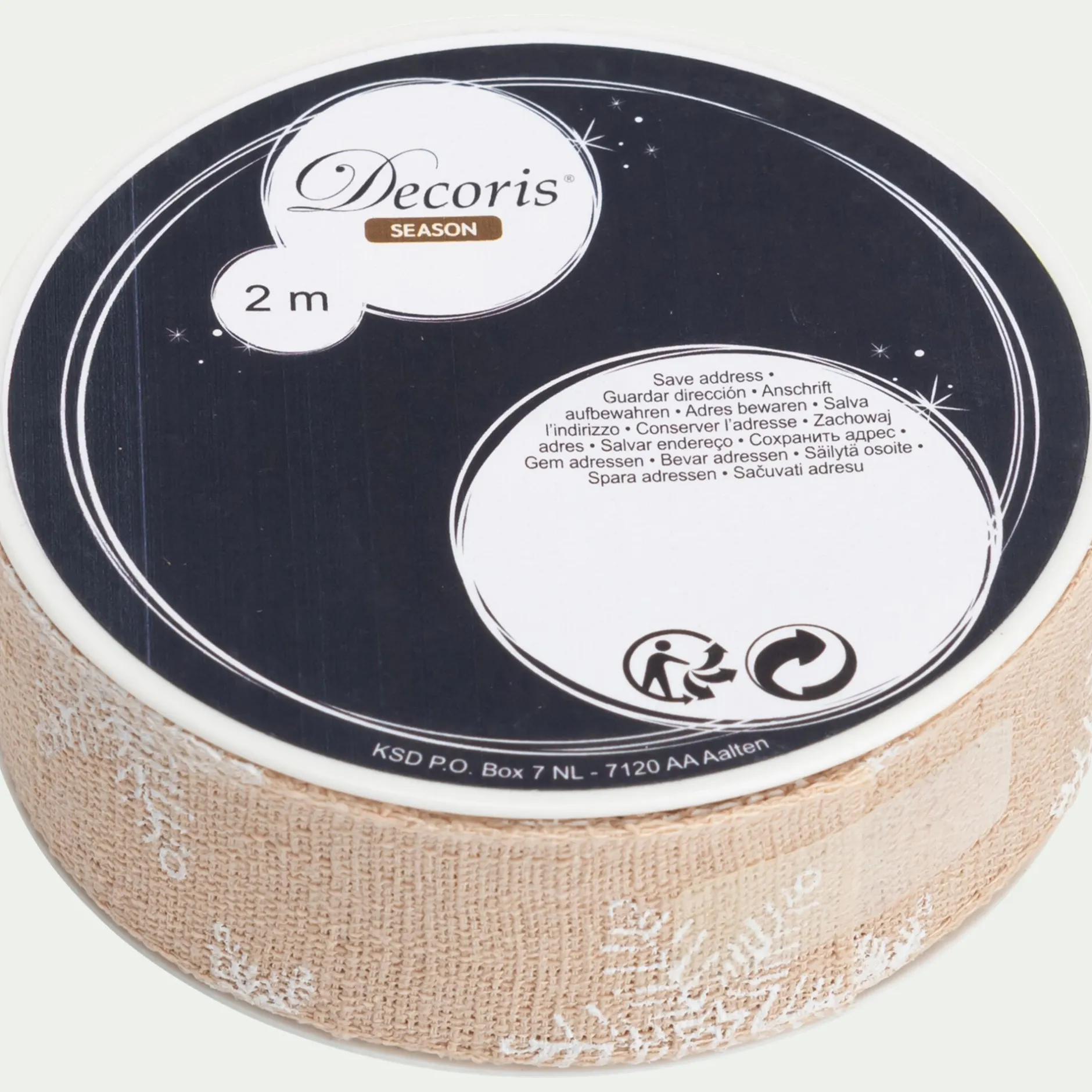 Objet Décoratif De Noël*alinea Ruban déco de noël - (modèle aléatoire) Vert