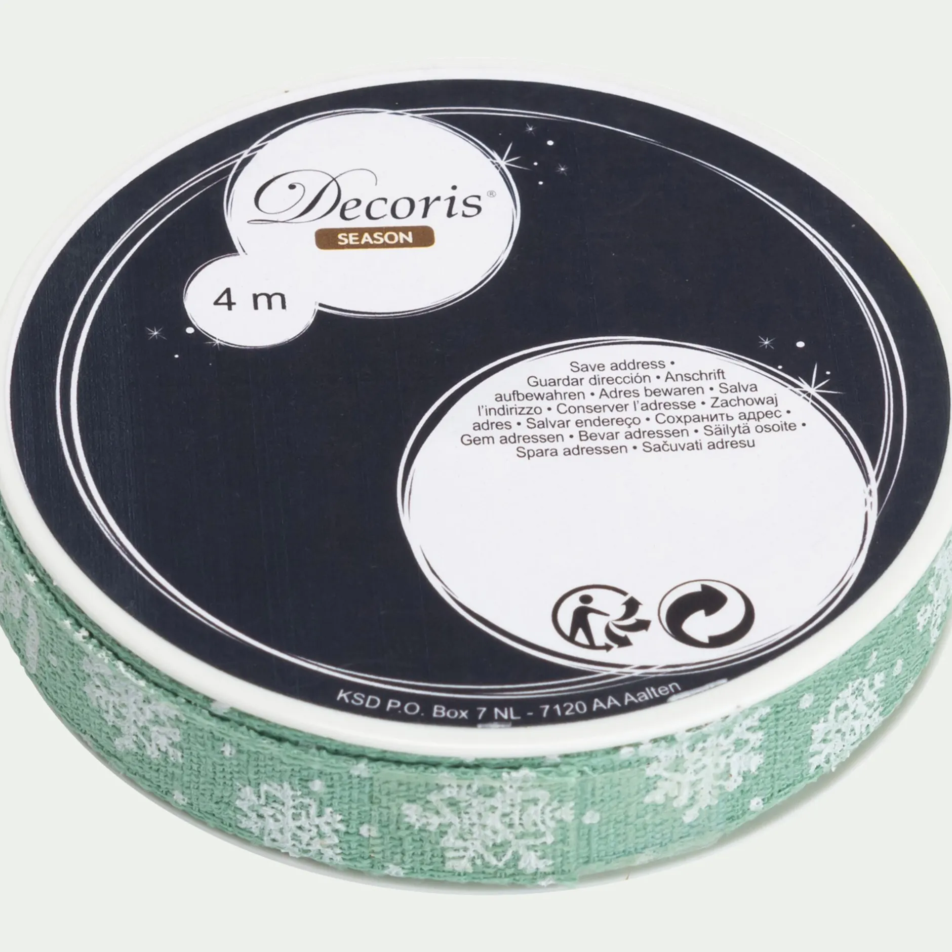 Objet Décoratif De Noël*alinea Ruban déco de noël - (modèle aléatoire) Vert