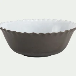 Plat De Service Et Saladier|Assiette De Noël*alinea Saladier en grès D21,5cm - Blanc