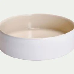 Plat De Service Et Saladier*alinea Saladier en grès D26cm - Blanc