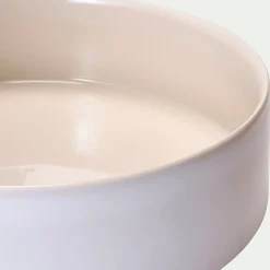 Plat De Service Et Saladier*alinea Saladier en grès D26cm - Blanc