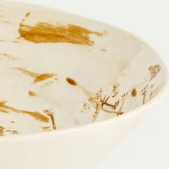 Plat De Service Et Saladier*alinea Saladier en grès D35cm - argan Jaune