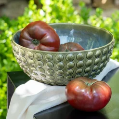 Plat De Service Et Saladier*alinea Saladier en grès D24,5cm - Vert