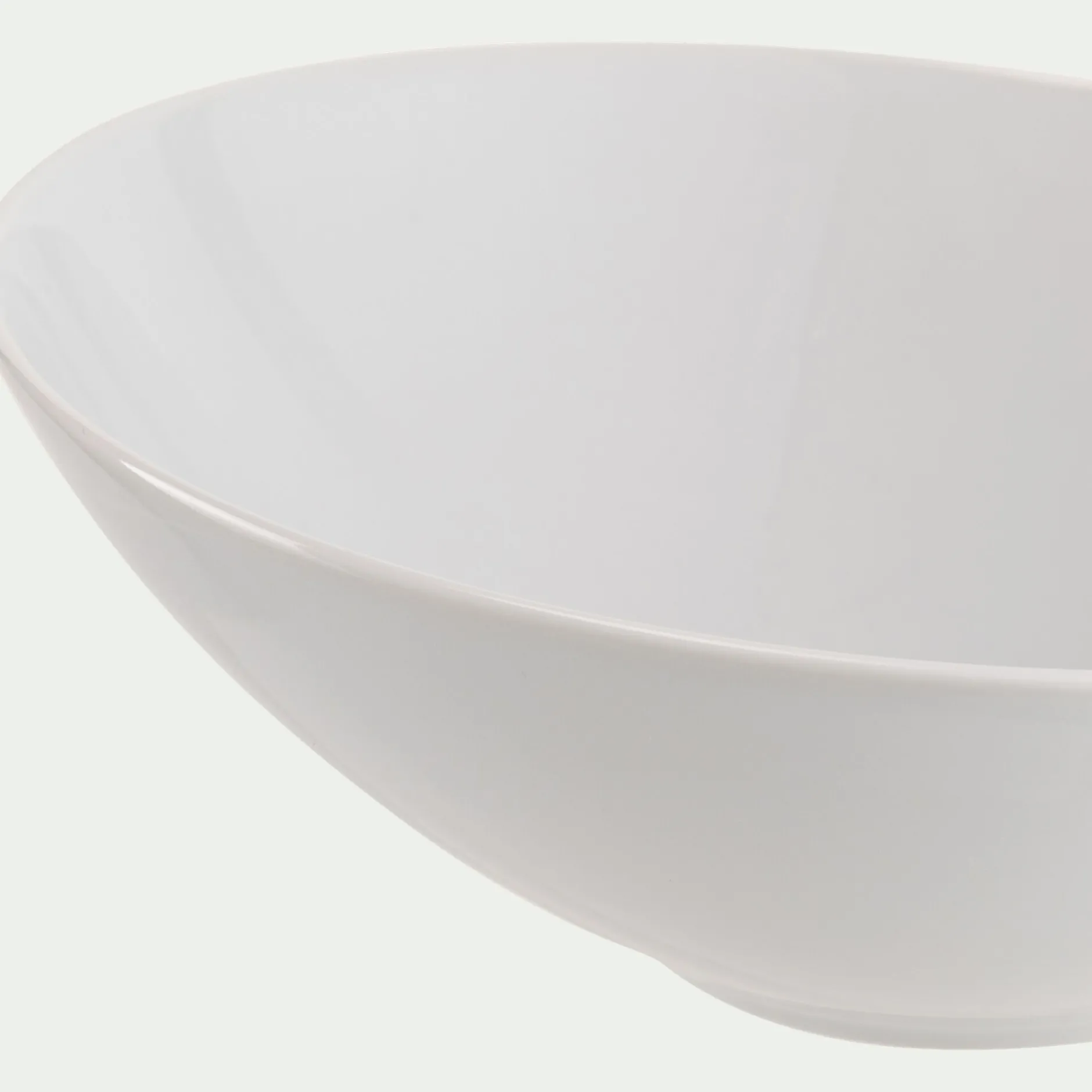 Plat De Service Et Saladier|Assiette De Noël*alinea Saladier incliné en porcelaine H10cm - Blanc