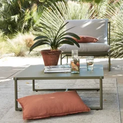 Salon De Jardin Design|Salon De Jardin Aluminium*alinea Salon de jardin en aluminium - cèdre (2 places) Vert