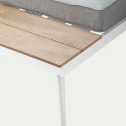 Salon De Jardin Aluminium|Salon De Jardin Bas*alinea Salon de jardin en aluminium et polywood - (4 à 6 places) Gris