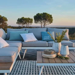 Salon De Jardin Aluminium|Salon De Jardin Bas*alinea Salon de jardin en aluminium et polywood - (4 à 6 places) Gris