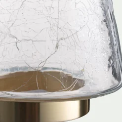 Décoration De La Table De Noël|Petit Sapin De Noël*alinea Sapin à poser lumineux en verre H34cm - Transparent