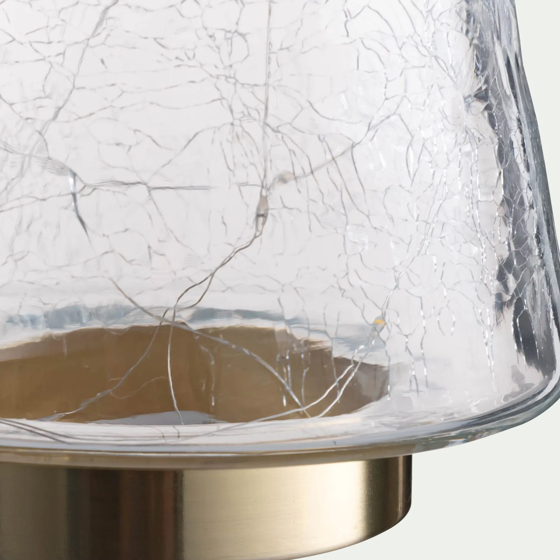 Décoration De La Table De Noël|Petit Sapin De Noël*alinea Sapin à poser lumineux en verre H34cm - Transparent