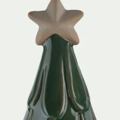 Décoration De La Table De Noël|Objet Décoratif De Noël*alinea Sapin déco à écailles en grès D11,2cm - Vert