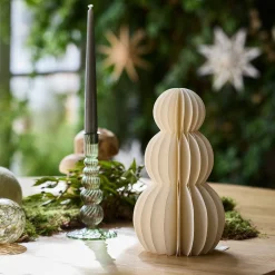 Décoration De La Table De Noël|Petit Sapin De Noël*alinea Sapin déco en papier H29cm - Blanc