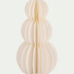 Décoration De La Table De Noël|Petit Sapin De Noël*alinea Sapin déco en papier H29cm - Blanc