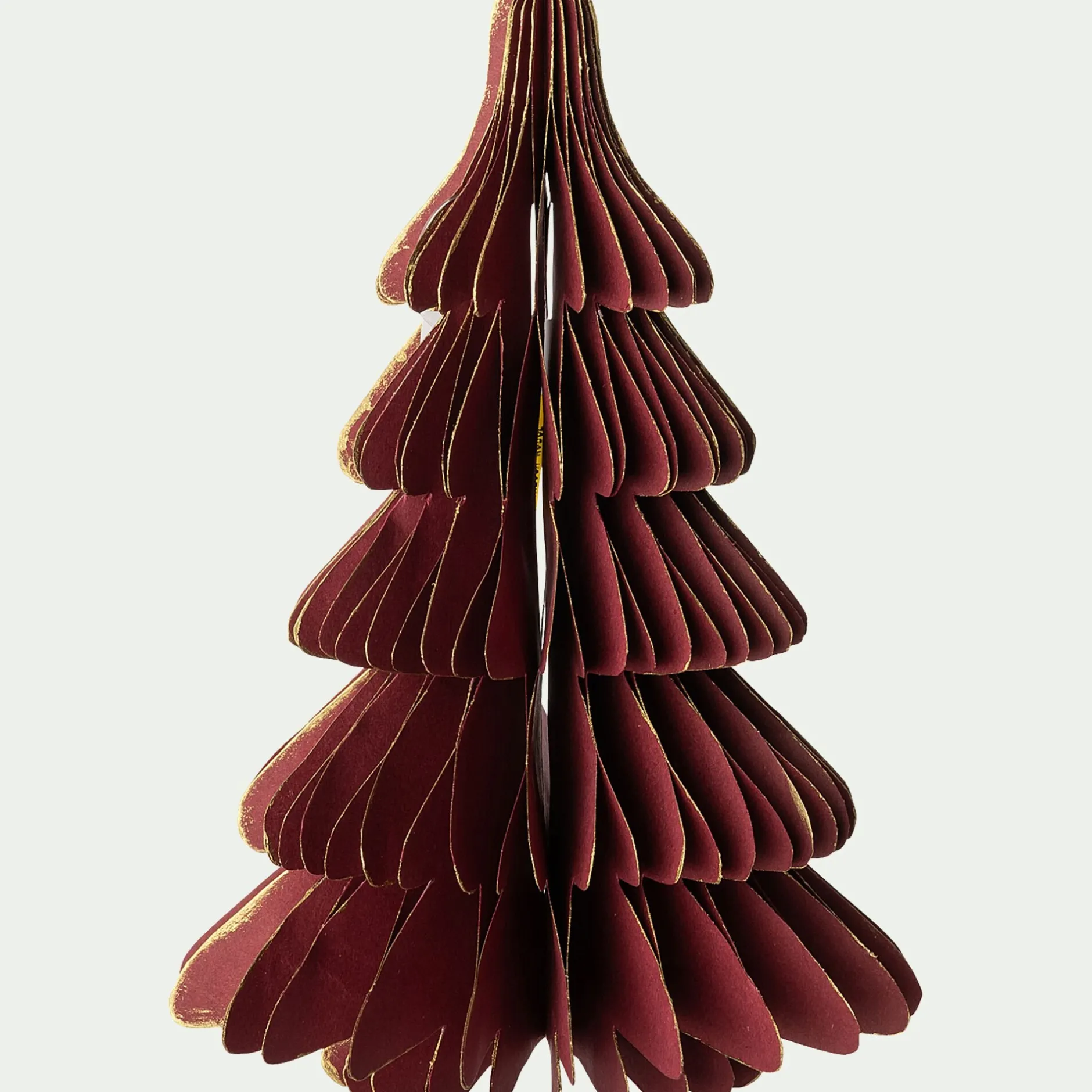 Décoration De La Table De Noël|Petit Sapin De Noël*alinea Sapin décoratif à poser en papier H30cm - Rouge