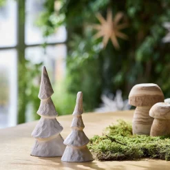 Décoration De La Table De Noël|Petit Sapin De Noël*alinea Sapin décoratif à poser en aluminium H18,5cm - Blanc