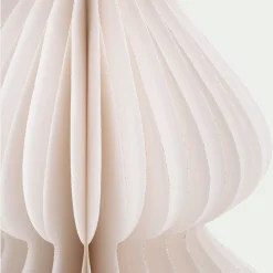 Petit Sapin De Noël|Objet Décoratif De Noël*alinea Sapin décoratif à poser en papier H60cm - Blanc