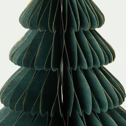 Décoration De La Table De Noël|Petit Sapin De Noël*alinea Sapin décoratif à poser en papier H25cm - Vert