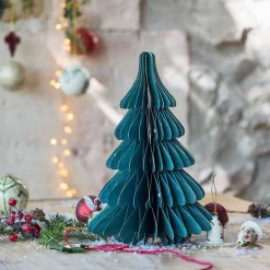 Décoration De La Table De Noël|Petit Sapin De Noël*alinea Sapin décoratif à poser en papier H30cm - Vert