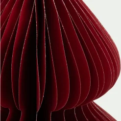 Petit Sapin De Noël|Objet Décoratif De Noël*alinea Sapin décoratif à poser en papier H60cm - Rouge