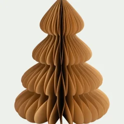 Petit Sapin De Noël|Objet Décoratif De Noël*alinea Sapin décoratif à poser en papier H60cm - Beige