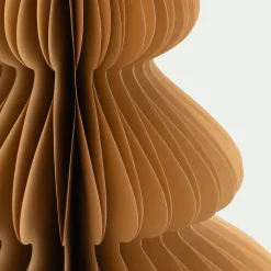 Petit Sapin De Noël|Objet Décoratif De Noël*alinea Sapin décoratif à poser en papier H60cm - Beige