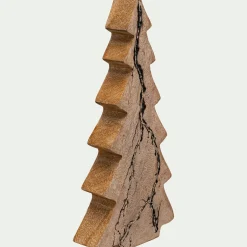 Décoration De La Table De Noël|Petit Sapin De Noël*alinea Sapin décoratif à poser en bois de manguier H29cm - Naturel