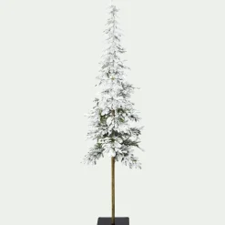 Grand Sapin De Noël*alinea Sapin de Noël artificiel enneigé D60xH240cm - Blanc