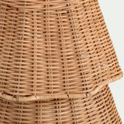 Grand Sapin De Noël*alinea Sapin de Noël en rotin D61xH123cm - Naturel