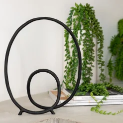 Décoration À Poser*alinea Sculpture décorative en fer H30cm - Noir