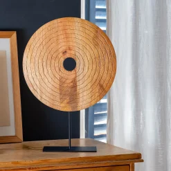 Décoration À Poser*alinea Sculpture décorative en manguier H50cm - Naturel