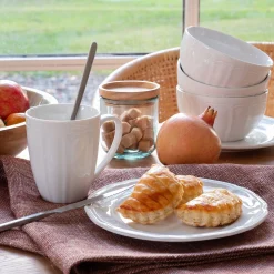 Vaisselle Petit Déjeuner*alinea Service petit déjeuner en porcelaine - Blanc