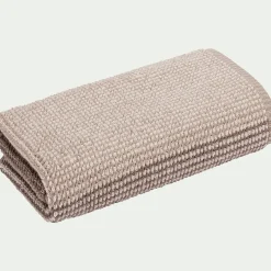 Serviette De Toilette*alinea Serviette de toilette bouclette jacquard en coton - alpilles 50x100cm Beige