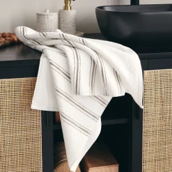 Serviette De Toilette*alinea Serviette de toilette en coton 50x100cm - ventoux Blanc