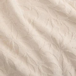 Serviette De Toilette*alinea Serviette de toilette en coton motif floral 50x100cm - écru Blanc