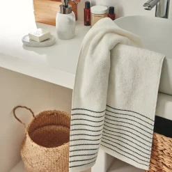 Serviette De Toilette*alinea Serviette de toilette en coton 50x100cm - ventoux Blanc