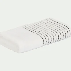 Serviette De Toilette*alinea Serviette de toilette en coton 50x100cm - ventoux Blanc