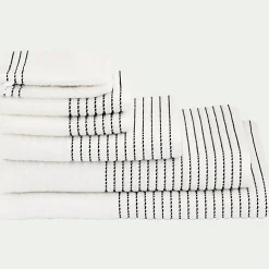 Serviette De Toilette*alinea Serviette de toilette en coton 50x100cm - ventoux Blanc