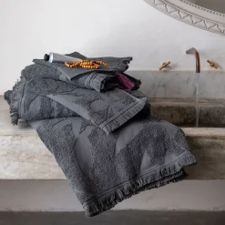 Serviette De Toilette*alinea Serviette de toilette en coton - cèdre 50x100cm Vert