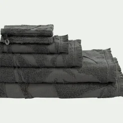 Serviette De Toilette*alinea Serviette de toilette en coton - cèdre 50x100cm Vert